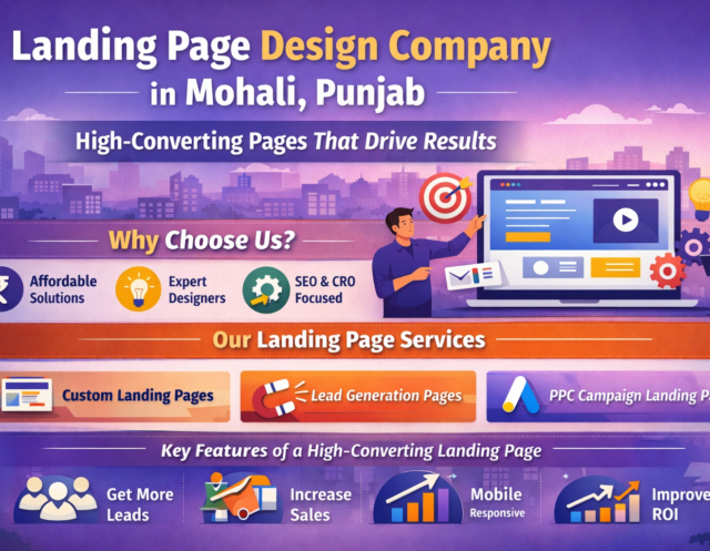 Landing Page Design Company in Mohali Landing Page Design Company in Mohali