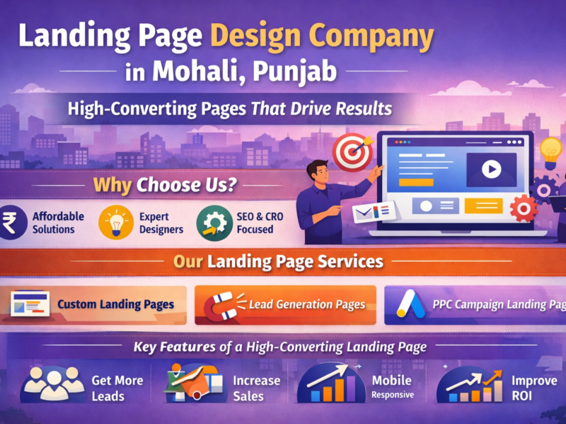 Landing Page Design Company in Mohali