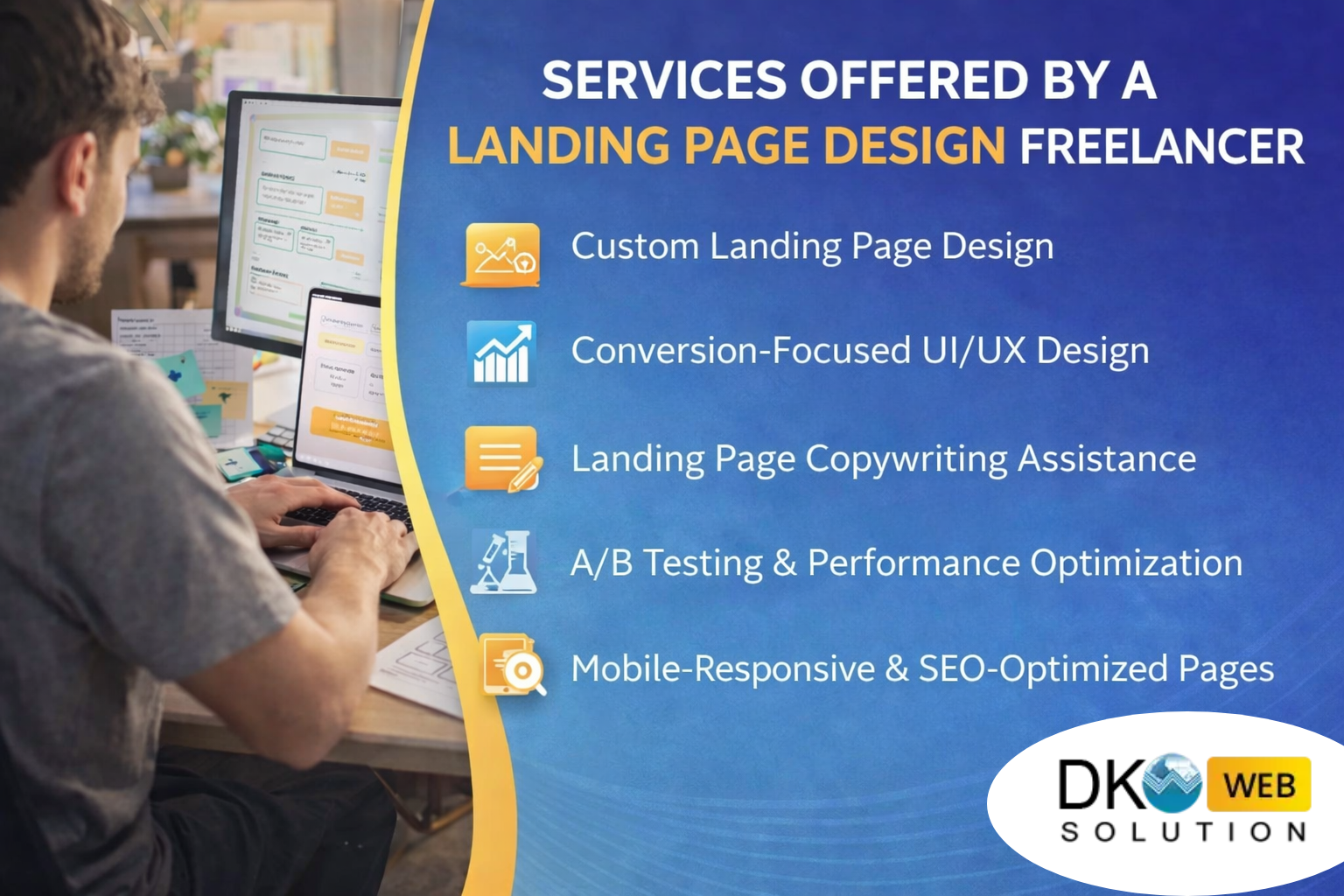 Services Offered by a Landing Page Design Freelancer