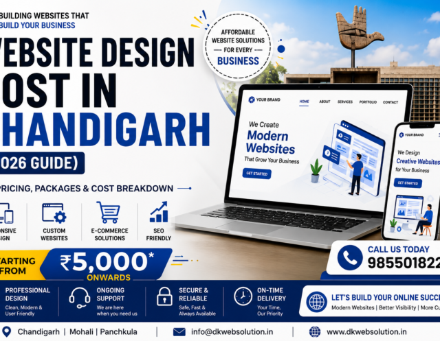 Website Design Cost in Chandigarh