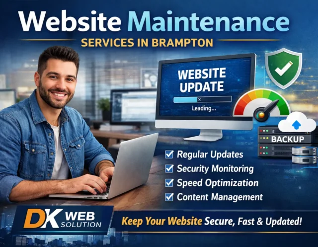 Website Maintenance Services in Brampton